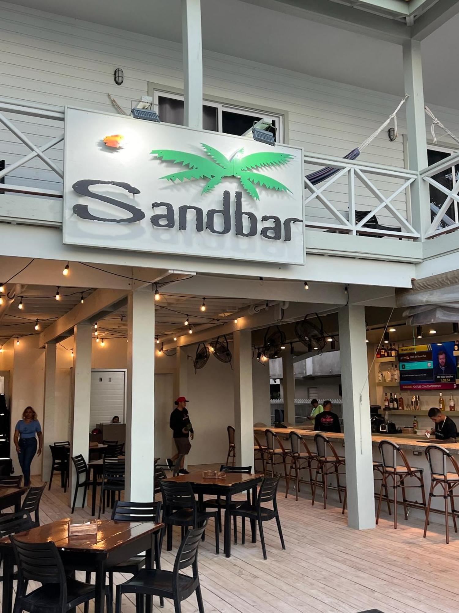 Sandbar Beachfront Hostel & Restaurant San Pedro  Dış mekan fotoğraf